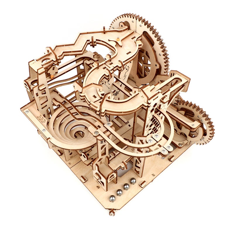 Mechanical Track Ball 3D Stereo Puzzle Stereo Model Ornament Educational Wooden Puzzle Kidsren'S Toys - Image 1